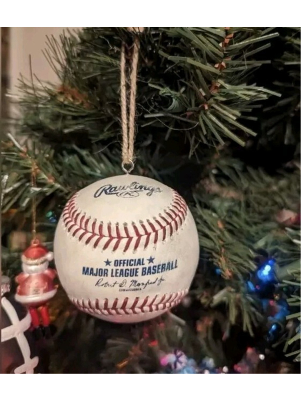 MLB Official Used Ball Christmas Ornament
